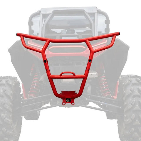 SuperATV Polaris RZR Turbo S Rear Bumper Red