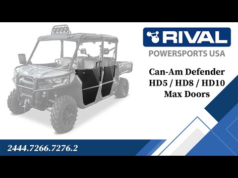 
                  
                    Load and play video in Gallery viewer, Rival Can-Am Defender Doors Video
                  
                