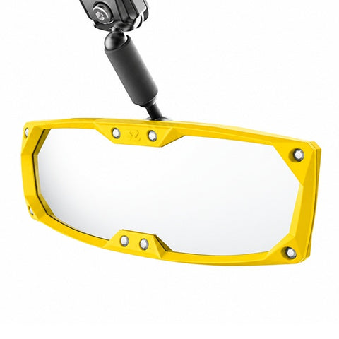 Seizmik Halo-R UTV Rearview Mirror with Yellow Bezel
