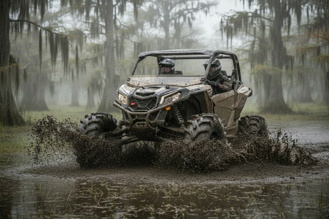 SuperATV Terminator Tire on UTV in Mud