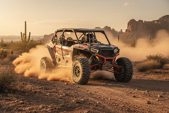 
                  
                    VALOR Alpha Tire Radial 8 Ply shown on a UTV
                  
                