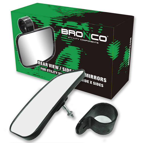 Bronco Universal UTV Mirror - 1.5 and 1.75 Inch Bar Clamp