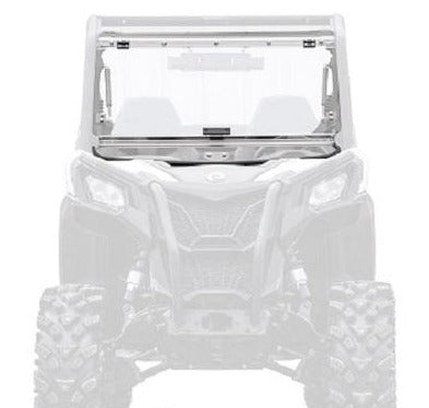 SuperATV Can Am Maverick Trail Flip Up Full Windshield