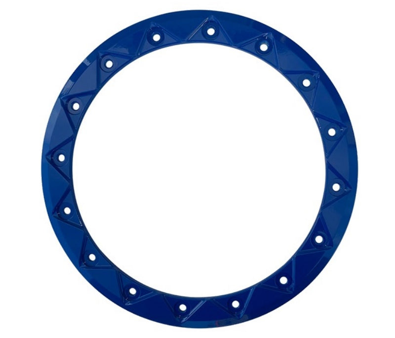 Frontline 223 BeadLock Wheel Milled Blue Ring