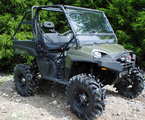 SuperATV Polaris Ranger 800 Flip Windshield Closed
