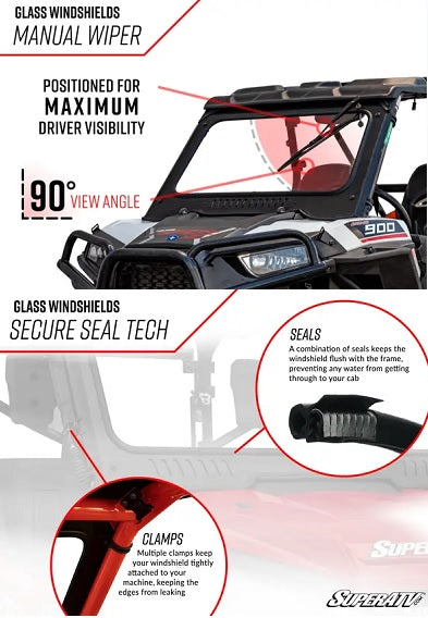 
                  
                    SuperATV Glass Windshield Info
                  
                