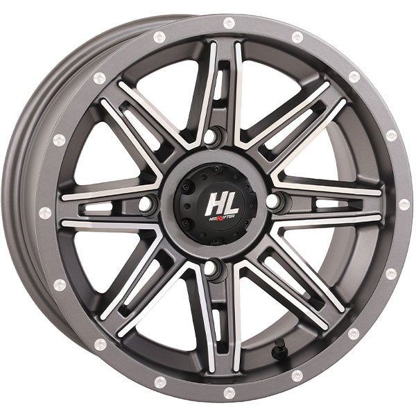 High Lifter HL22 Gun Metal Grey & Machined Wheels