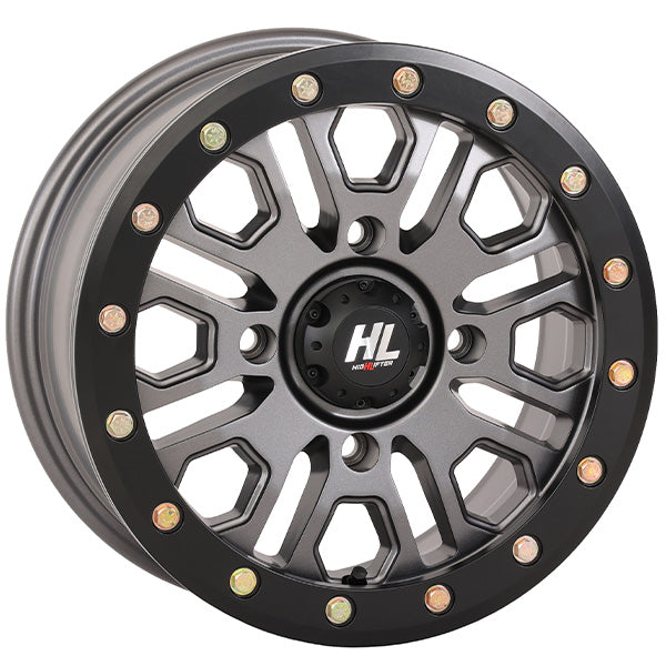 High Lifter HL23 Gun Metal Grey Beadlock Wheels