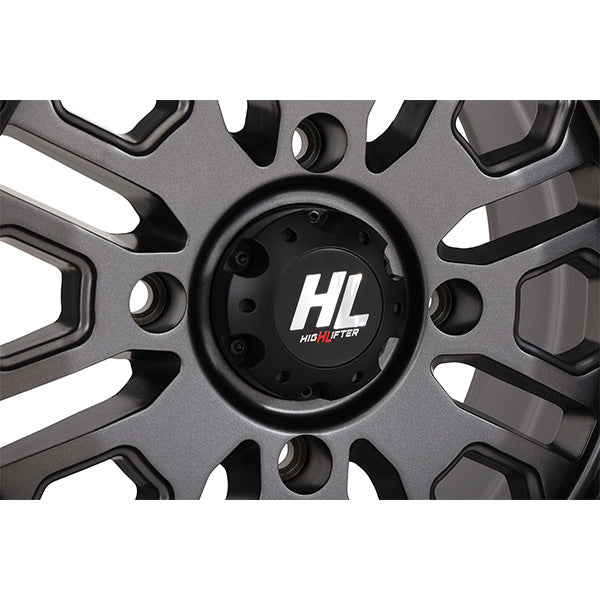 High Lifter HL23 Gun Metal Grey Beadlock Wheels - 15x7