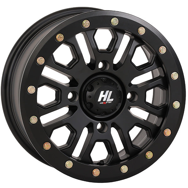High Lifter HL23 Matte Black Beadlock Wheels