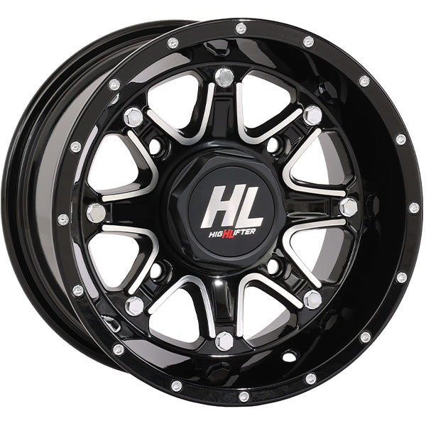 High Lifter HL4 Gloss Black & Machined Wheel - 12x7 