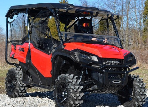 SuperATV Pioneer 1000 Scratch Resistant Flip Windshield