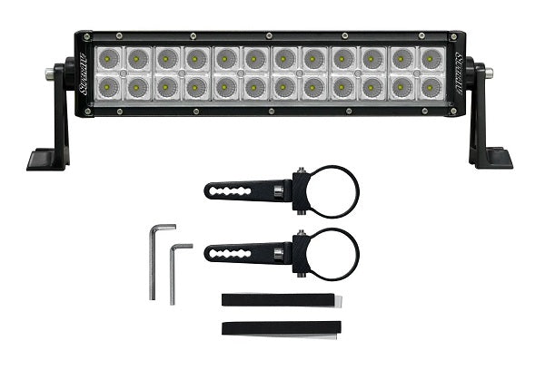
                  
                    SuperATV 12 Inch LED Combination Spot Flood Light Bar Cage Clamps
                  
                