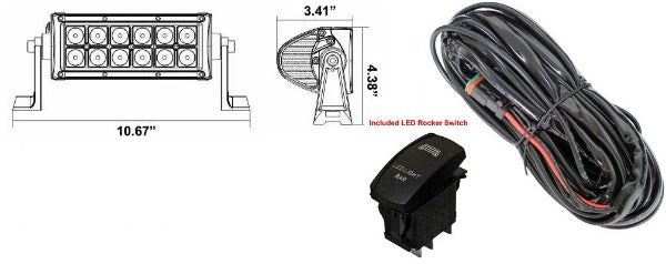 SuperATV 6 Inch LED Combination Light Bar