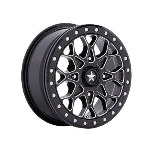 MSA M48 Portal Black Milled Beadlock  Wheels