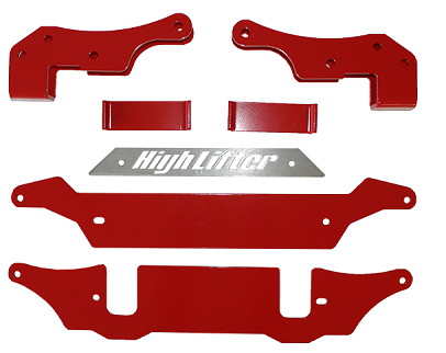 High Lifter 3 to 5 Inch Lift Kit 2014 RZR XP 1000 Red