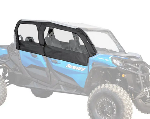 SuperATV Can Am Commander Max Primal Soft Cab Enclosure Upper Doors