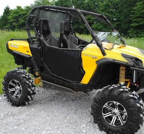 SuperATV Rock Sliding Nerf Bars Can Am Commander 1000