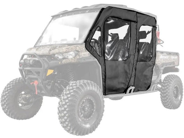 SuperATV Primal Soft Cab Enclosure Doors Can Am Defender Max Models