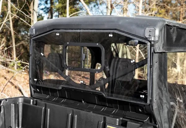 SuperATV Primal Soft Cab Enclosure Doors Can Am Defender Max Slide Window