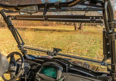 CFMoto UForce 500 Flip Up Windshield Closed