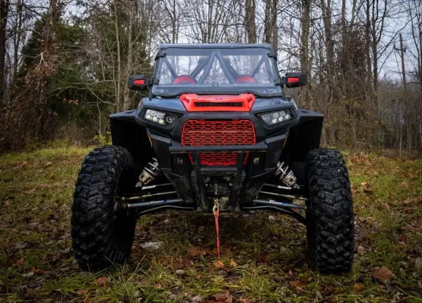 SuperATV Polaris RZR XP 1000 Chromoly 1.5 Inch Forward Offset A-Arms Black