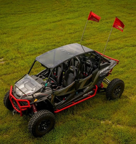 SuperATV Polaris RZR Turbo S 4 Tinted Roof Tops