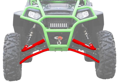 SuperATV Polaris RZR XP 900 2011-14 Models High Clearance A Arms Red