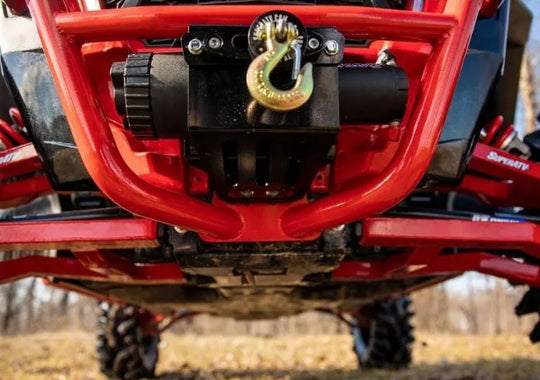 
                  
                    Polaris RZR Turbo S Winch Mount with SuperATV Bumper
                  
                