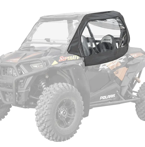 SuperATV Polaris RZR S 1000 Soft Cab Enclosure Upper Doors