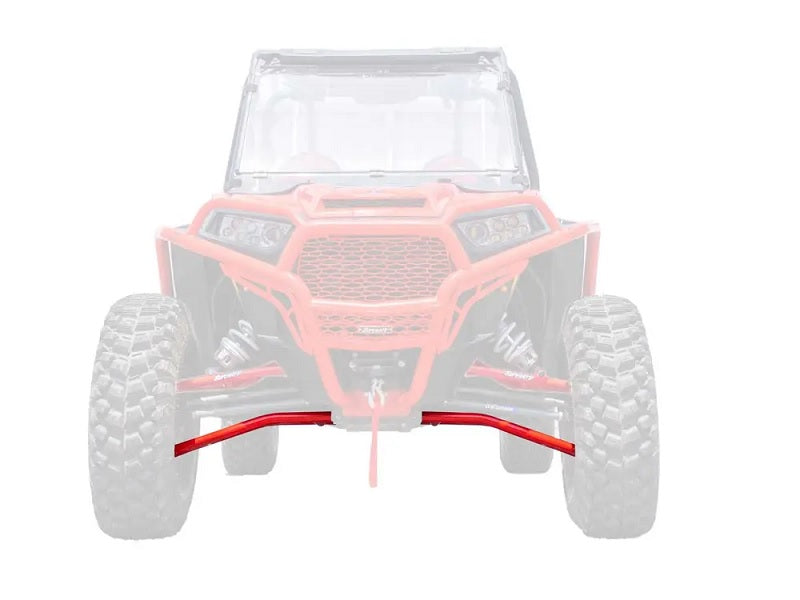 SuperATV Polaris RZR XP Turbo High Clearance Lower A Arms Red