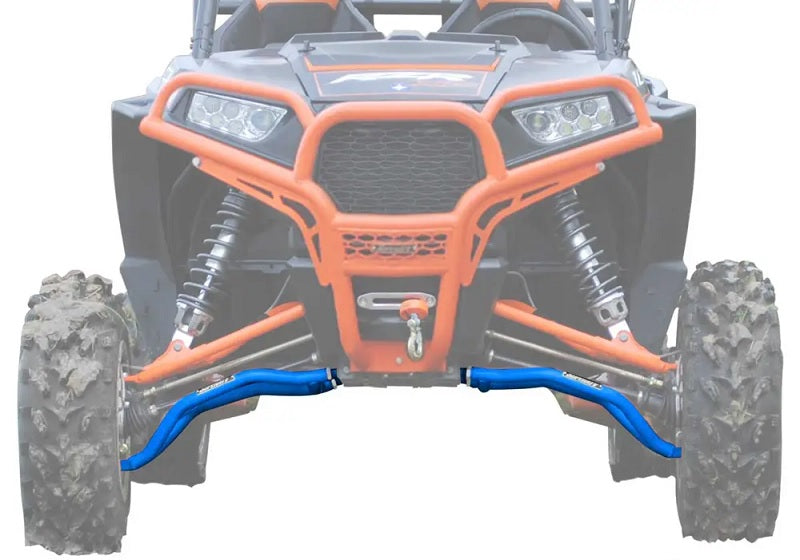 SuperATV Polaris RZR XP 1000 High Clearance Lower Front A Arms Blue