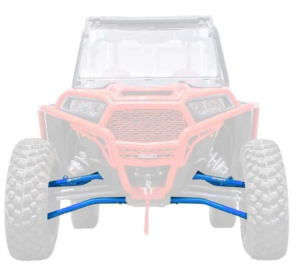 
                  
                    SuperATV Polaris RZR XP Turbo High Clearance Front A Arm Set Blue
                  
                