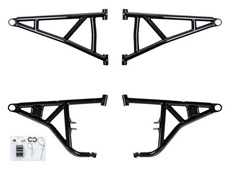 SuperATV Polaris RZR XP Turbo High Clearance Front A Arm Sets