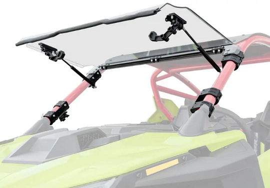 POLARIS RZR TURBO R SCRATCH-RESISTANT FLIP WINDSHIELD