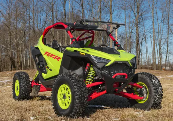 SuperATV Polaris RZR Turbo R Flip Up WIndshield