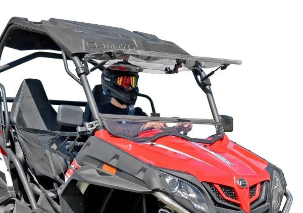 SuperATV CFMOTO ZFORCE 500 Windshield (2016-22) - Flip Up