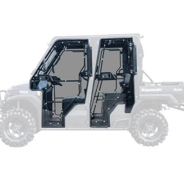 SuperATV Kawasaki Mule Pro FXT DXT Cab Enclosure Doors
