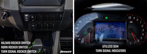 Polaris RZR PRO XP Plug and Play Turn Signal Horn Kits