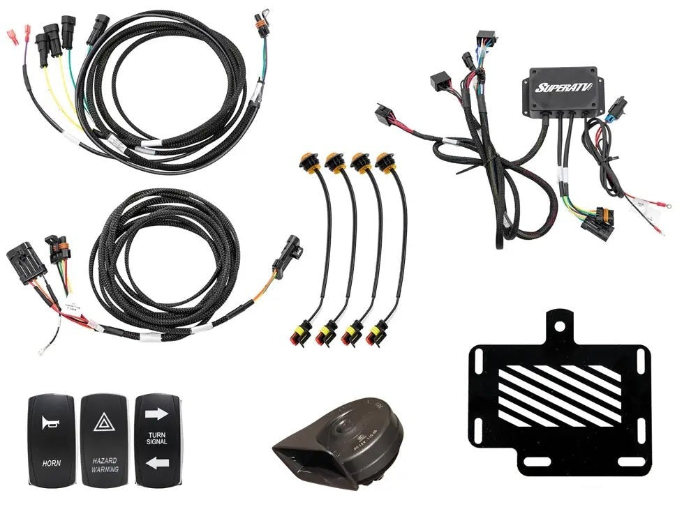 SuperATV Polaris RZR XP Turbo Deluxe Plug and Play Street Legal Kits