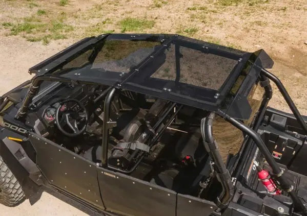 SuperATV Tinted Roof Top for Polaris RZR XP Turbo - 4 Seat Models