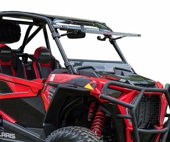 SuperATV Polaris RZR Turbo S Flip Up Full Windshield