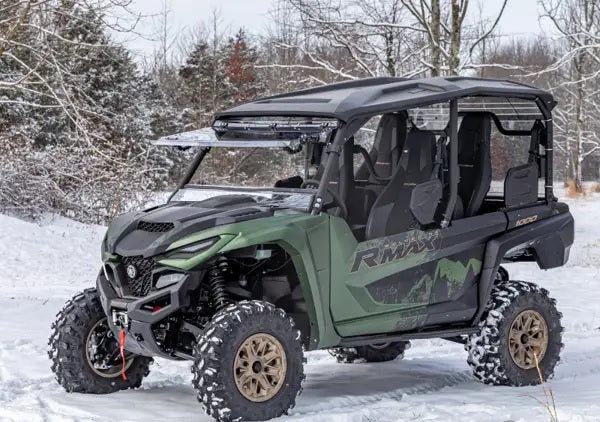 SuperATV Yamaha Wolverine RMAX 4 1000 Flip Up Windshield