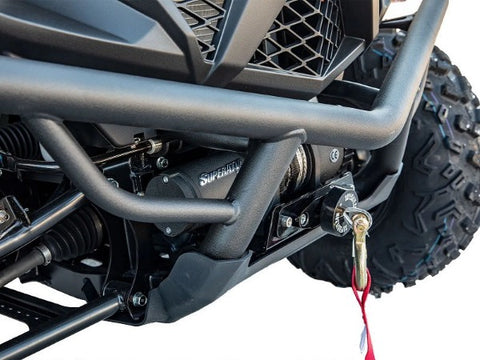 SuperATV Yamaha Wolverine X4 Winch Mounted