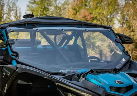 Scratch Resistant Windshield for Can Am Maverick X3 Intrusion Bar Models