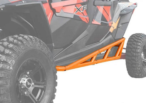 SuperATV Nerf Bar Rock Sliders for Polaris RZR 900 4 Orange