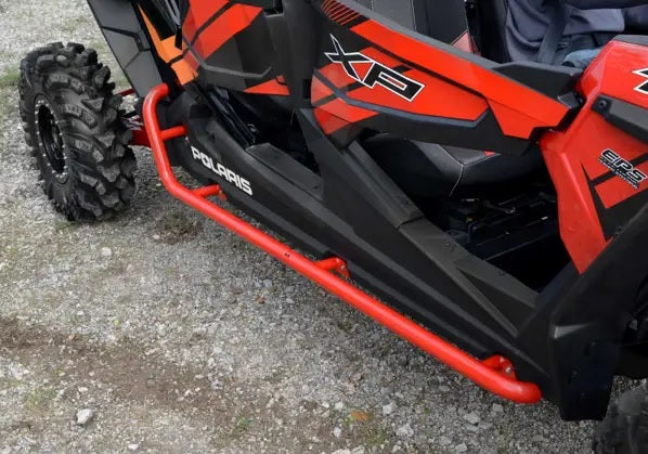 SuperATV Nerf Bar Rock Sliders Polaris RZR XP Turbo- 4 Seat Models