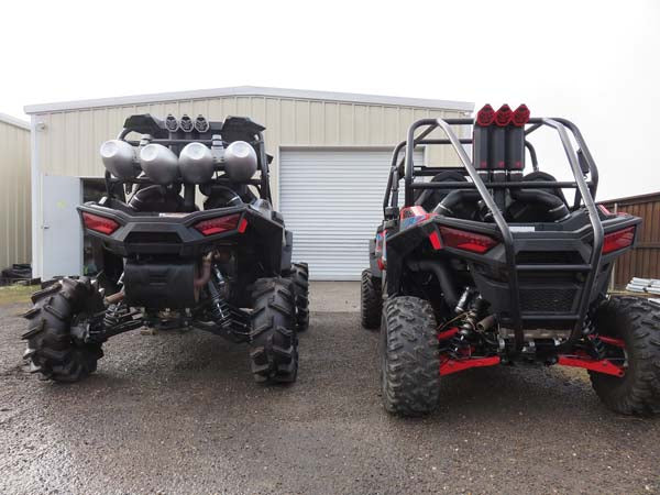 Snorkel Your ATV Polaris RZR S 900 3 Inch Warrior Riser Snorkel Kit