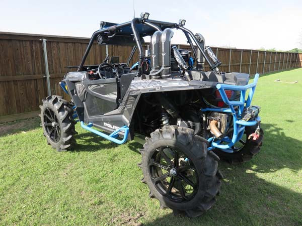 Snorkel Your ATV Polaris RZR XP Turbo Warrior Riser Snorkel Kit