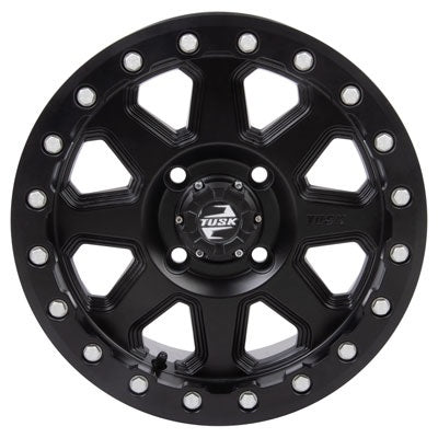 
                  
                    Tusk Uinta Matte Black ATV UTV Beadlock Wheels - 14x7 15x7 Inch Sizes
                  
                